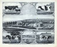 Catalpa Stock Farm - Fremont Nebraska, Nebraska State Atlas 1885